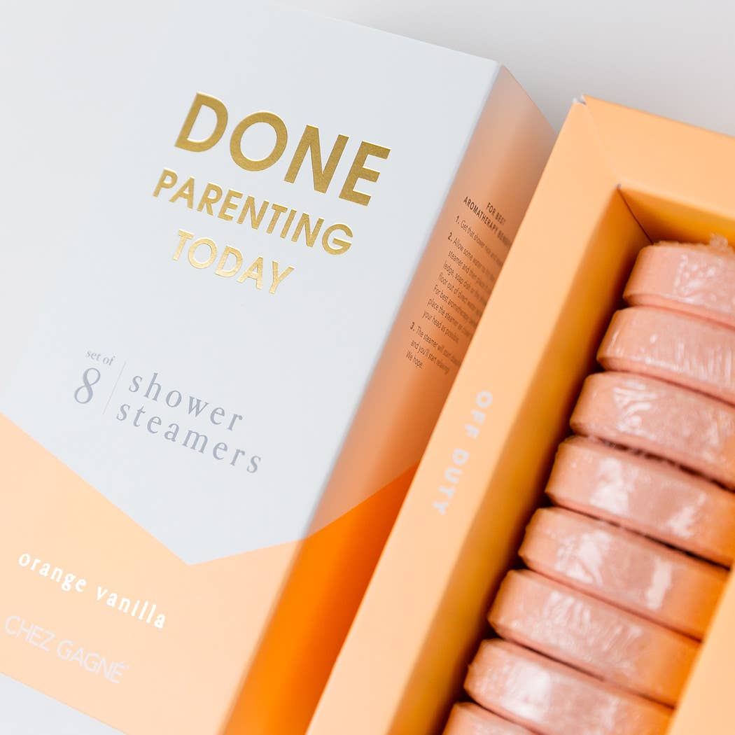 Done Parenting Today Shower Steamers - Orange Vanilla - Set of 8 Tabs