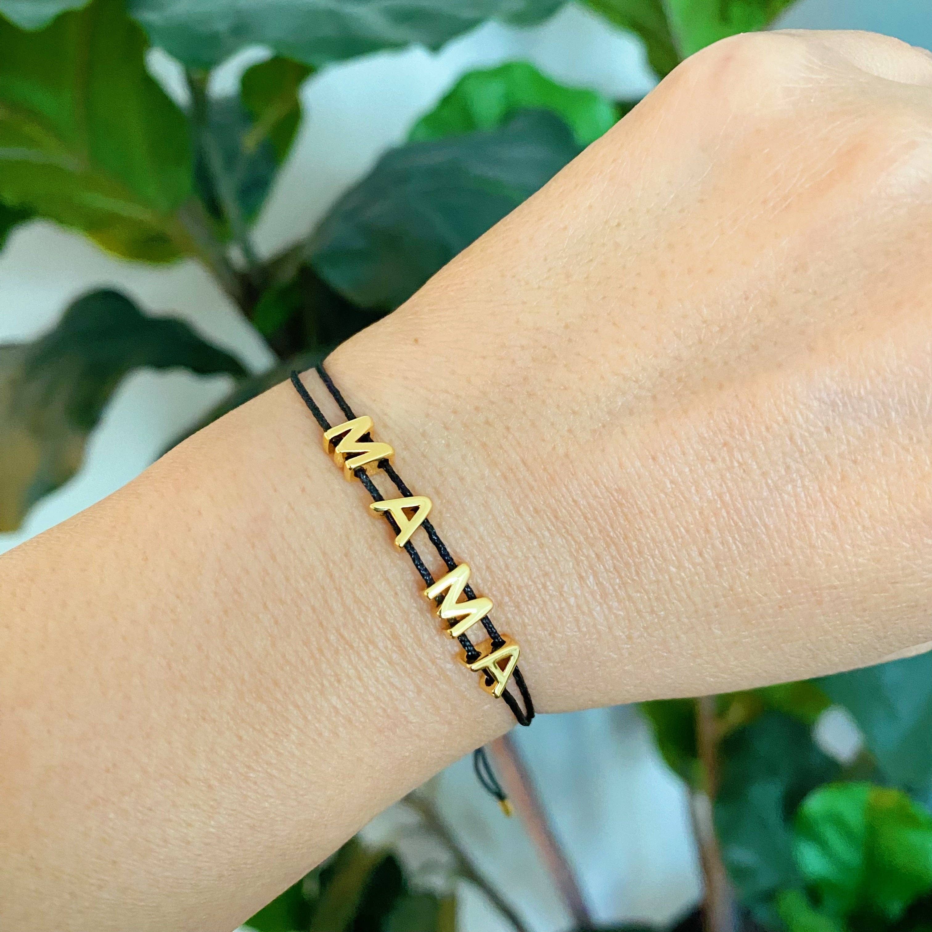 Mama Satin Thread Bracelet