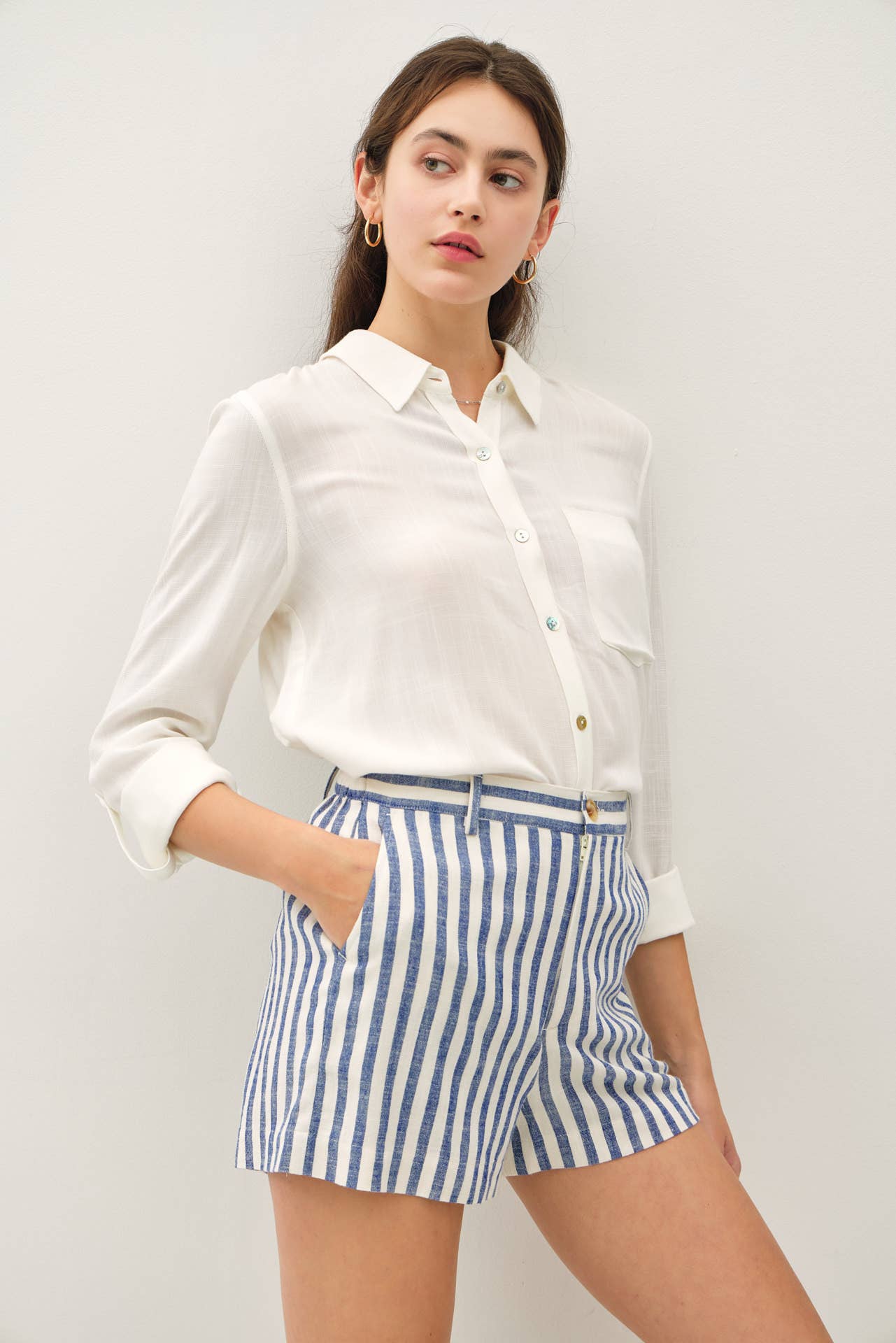 Teaghan Striped Shorts FINAL SALE
