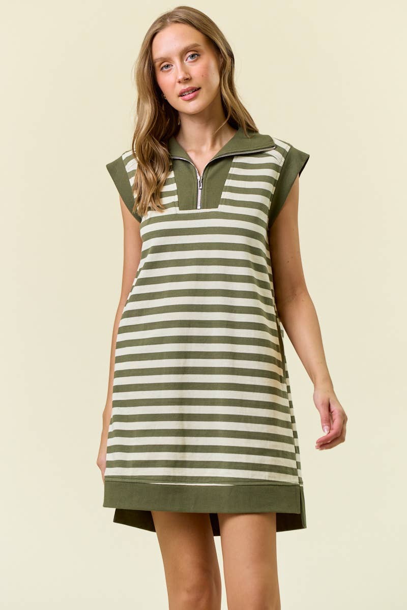 Sobe Stripe Mini Dress (2 Colors!)