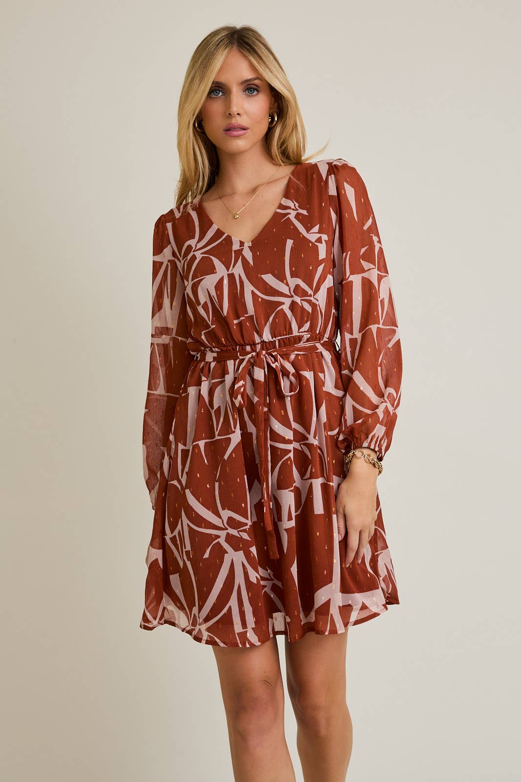 Louis Print Mini Dress