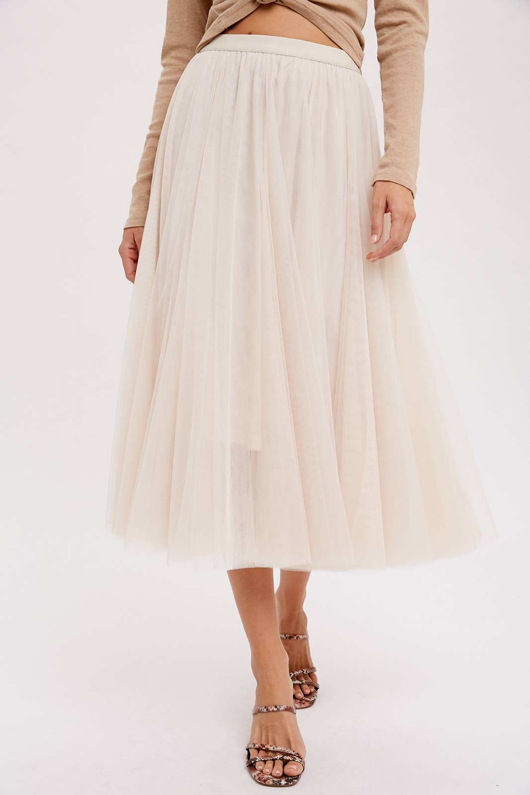 Richa Tulle Midi Skirt FINAL SALE