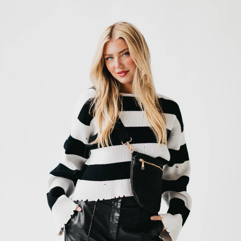 Rachel Raffia Westlyn Bum Bag