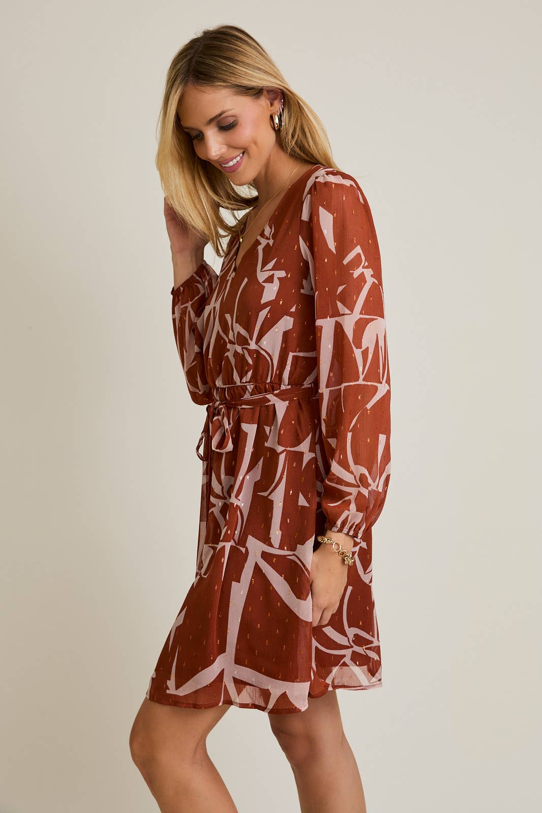 Louis Print Mini Dress