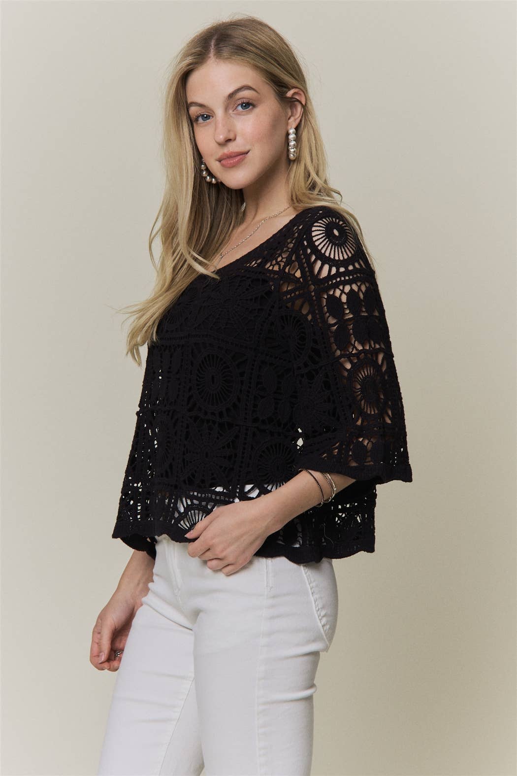 Jordyna Crochet Top