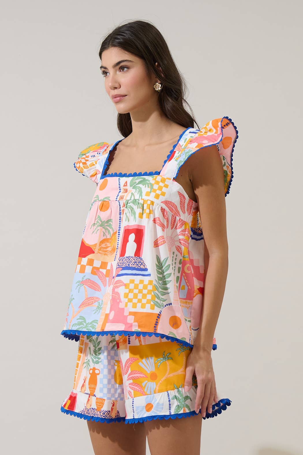Petrolia Town Ada Ruffle Top FINAL SALE