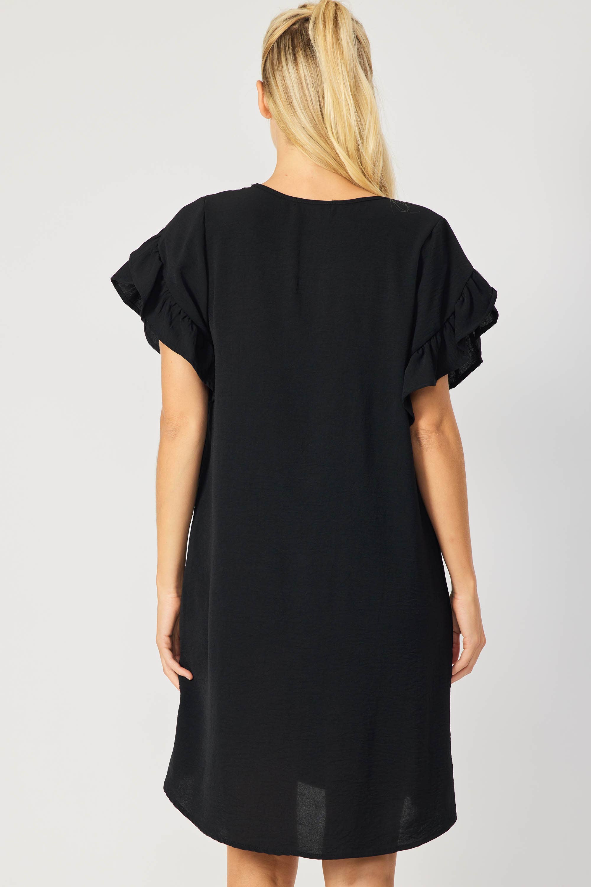 Strent Ruffle Sleeve Dress PREORDER