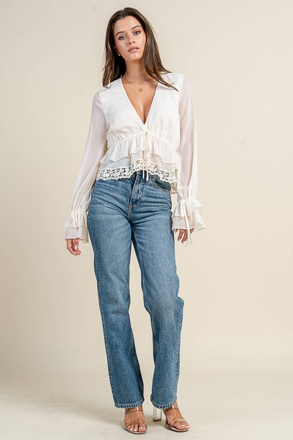 Sylvia Peplum Blouse