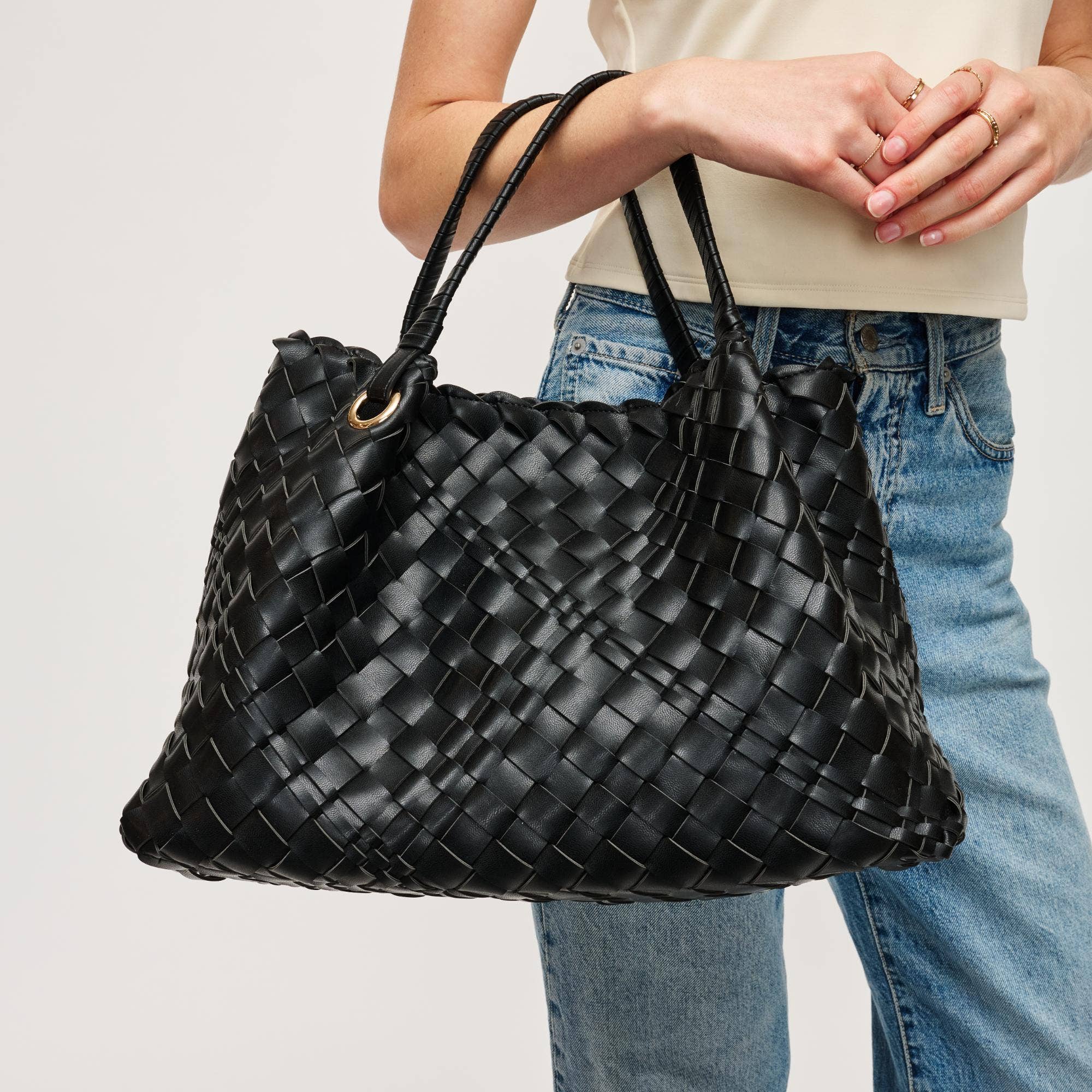 Natalie Woven Tote
