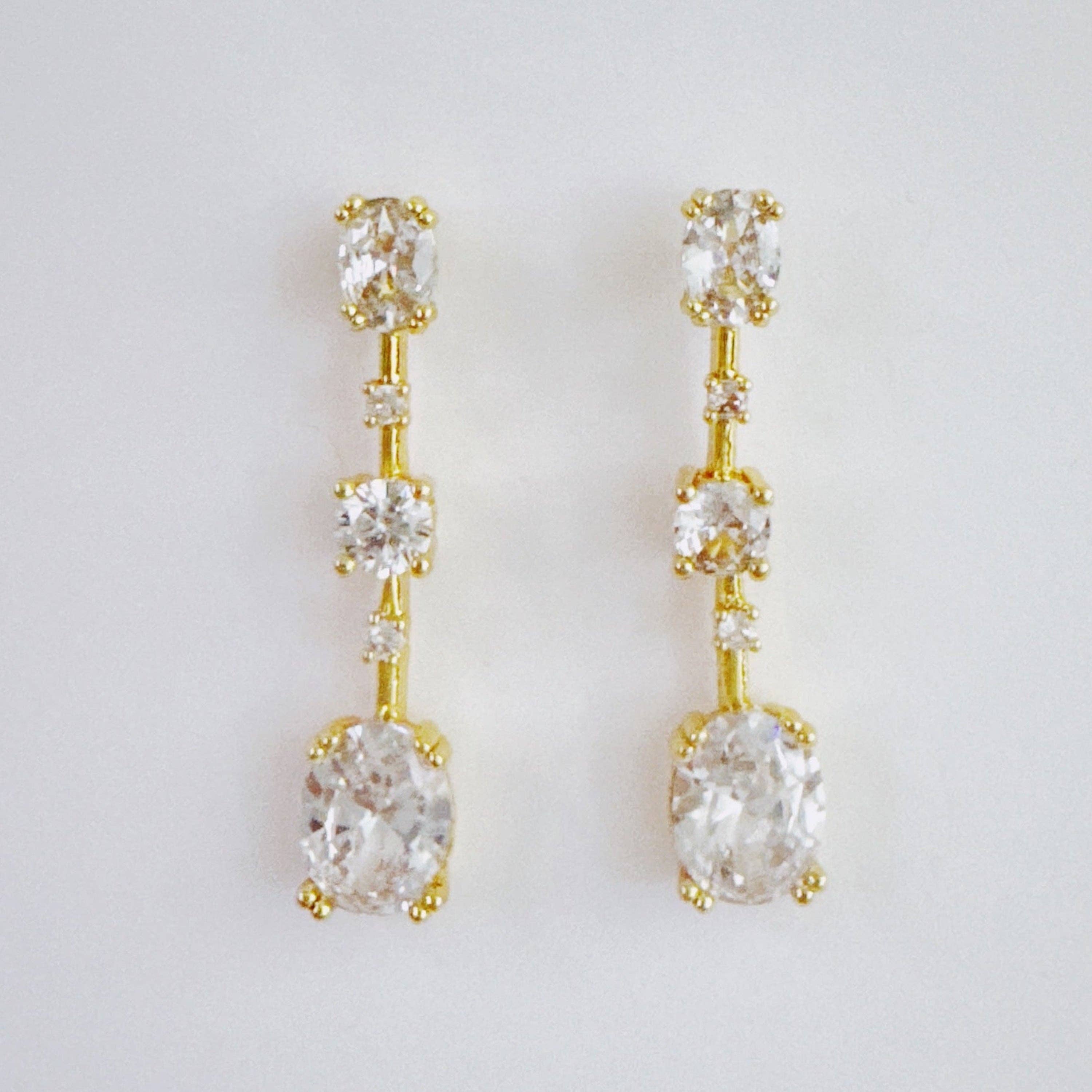 Dramon Brilliant Drop Earrings