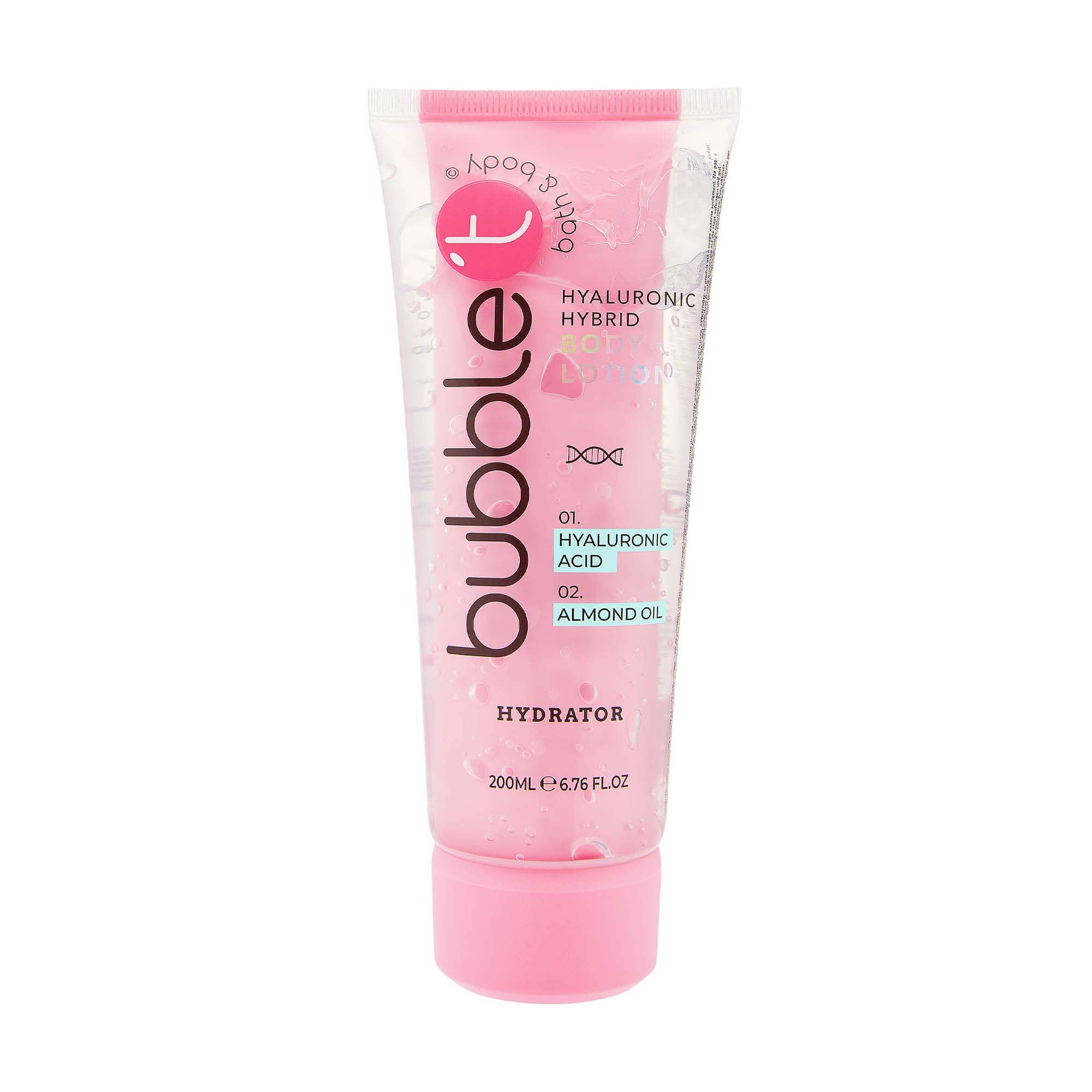 Bubble T Cosmetics Body Lotion Hybrid - Hyaluronic Acid & Almond Oil 200ml