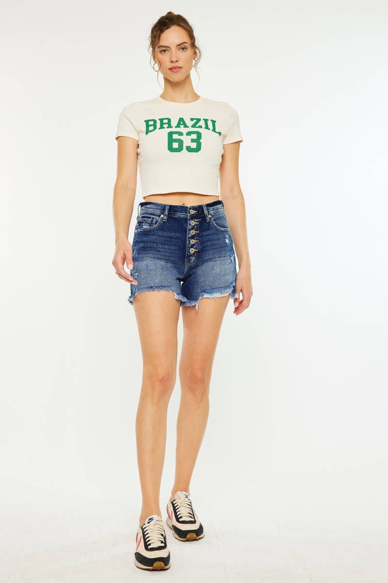 Kan Can Tillie High Waist Shorts