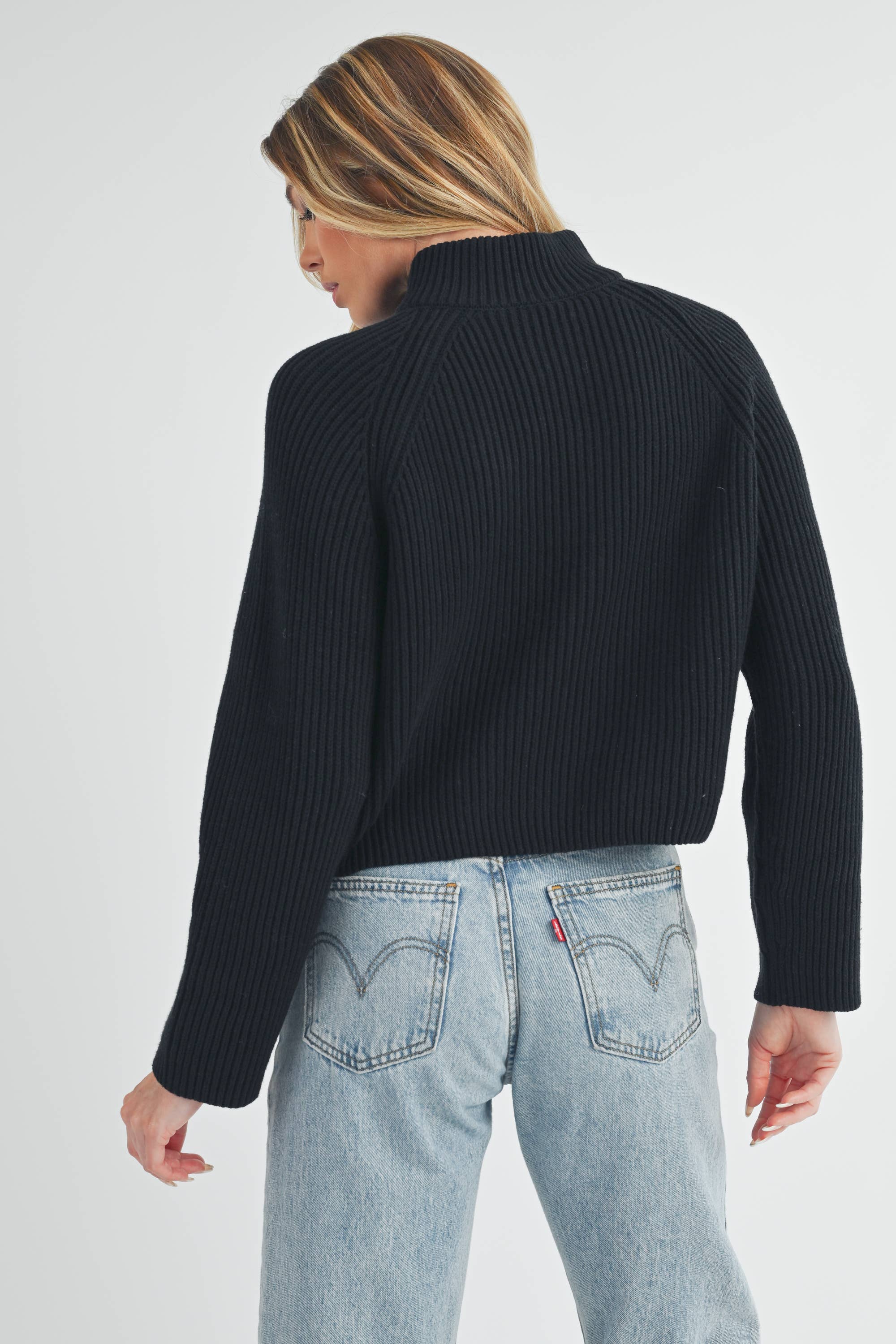 Debbie Half Zip Sweater