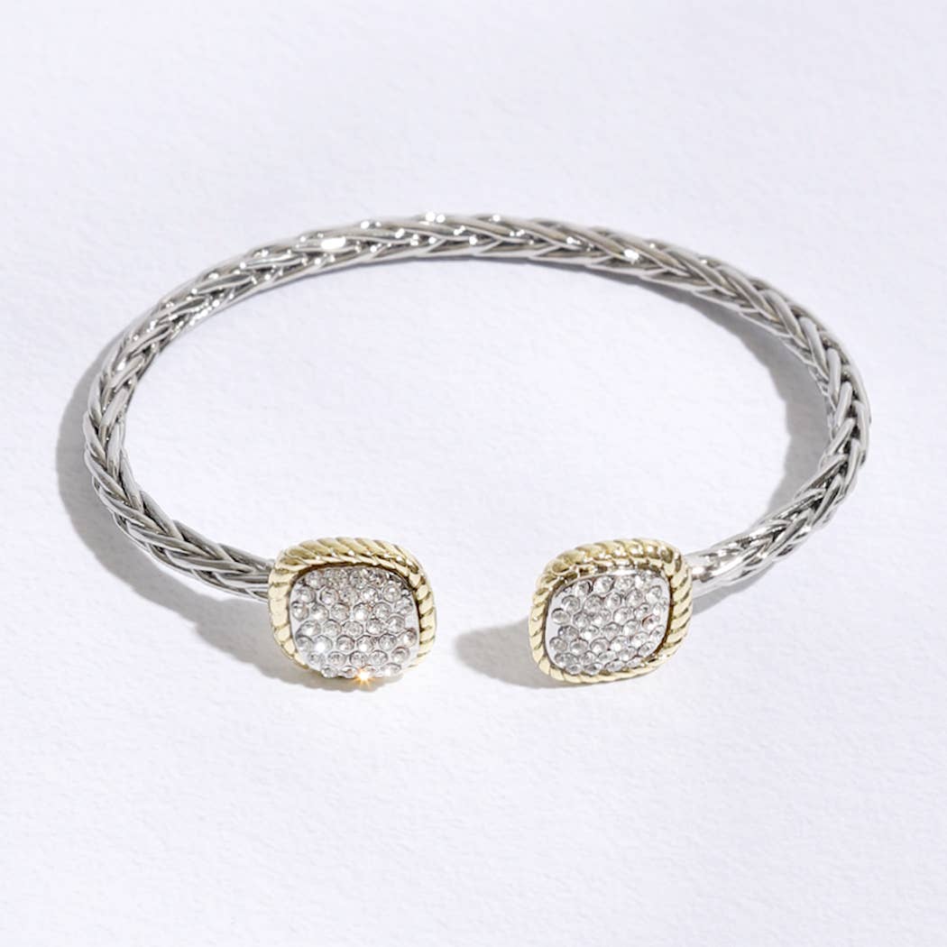 Duncan Square Edge Designed Braided Bracelet
