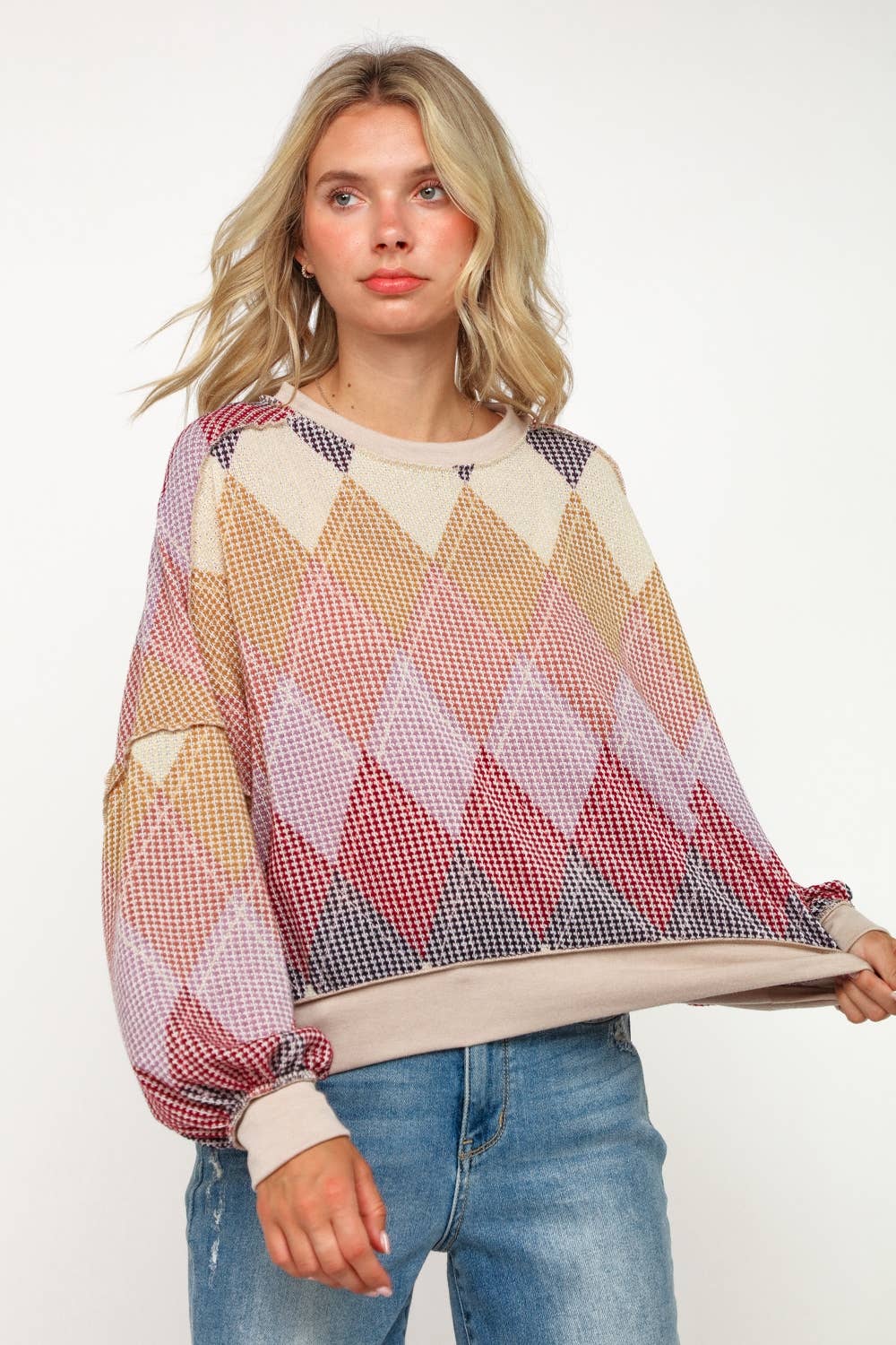 Francesca Argyle Print Top