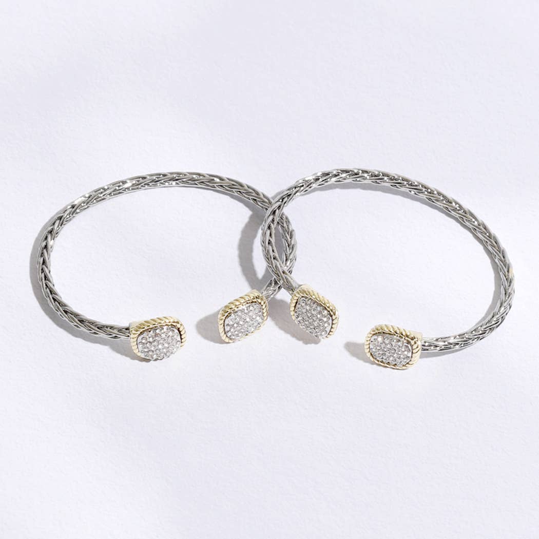 Duncan Square Edge Designed Braided Bracelet