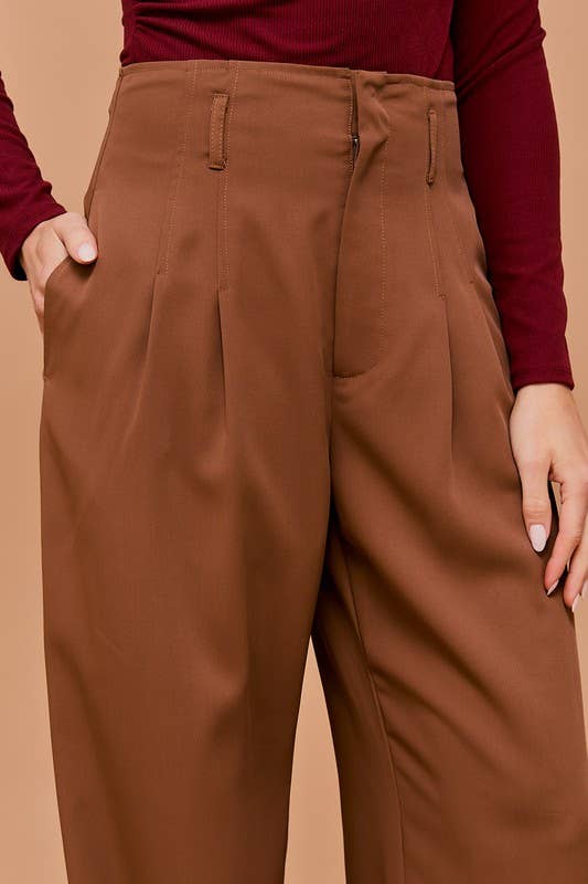 Beau High Waist Wide Leg Pants (2 Colors!) FINAL SALE