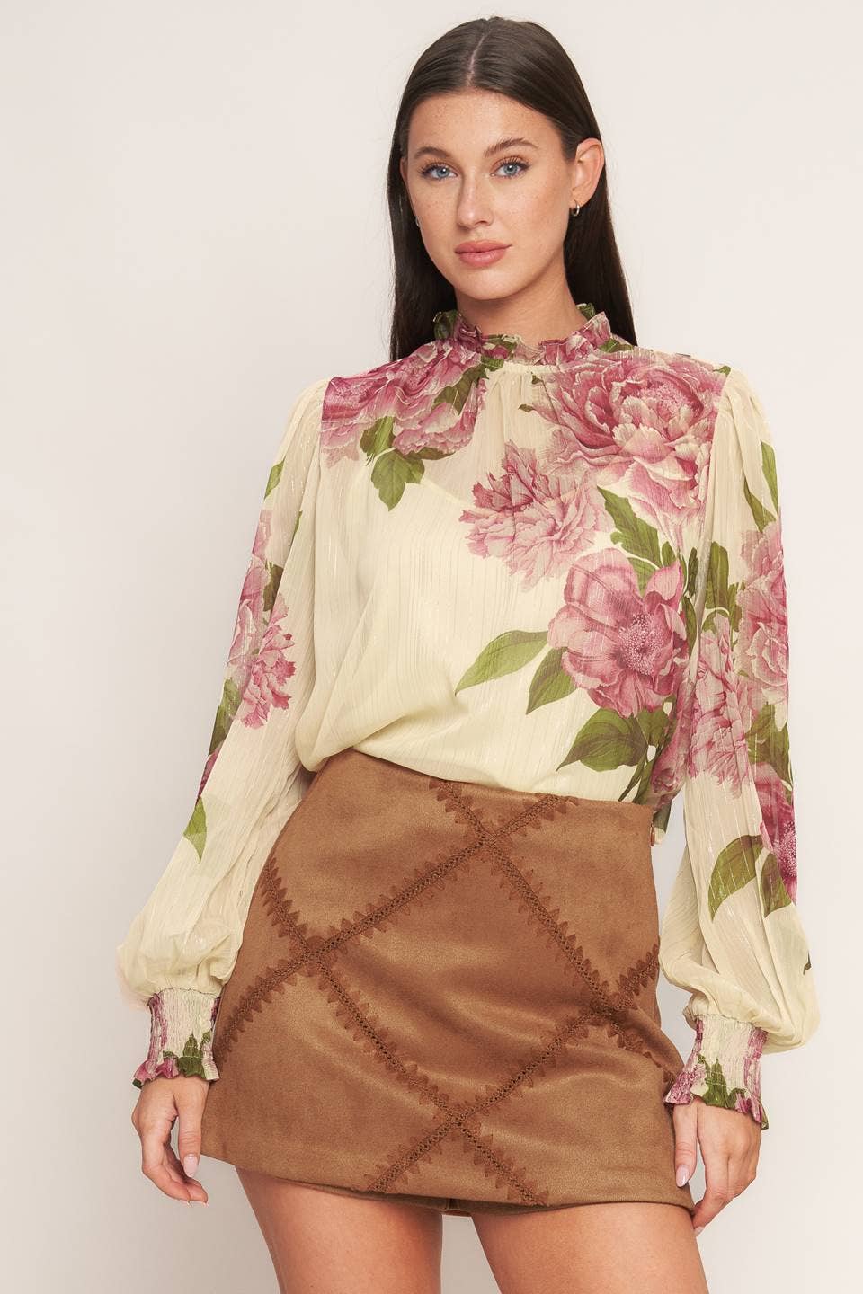 Fiana Faux Suede Skort