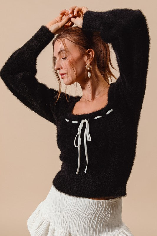 Seth Bow Fury Sweater FINAL SALE