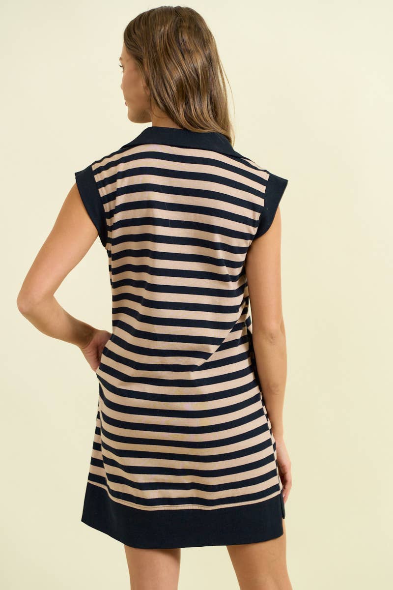 Sobe Stripe Mini Dress (2 Colors!)