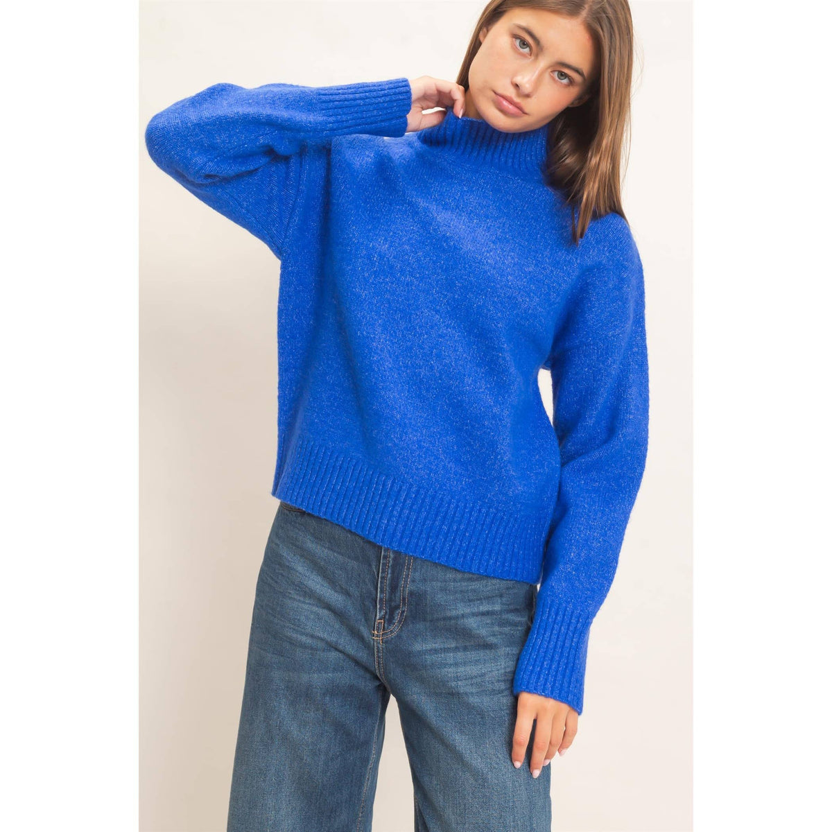Veronica High Neck Sweater