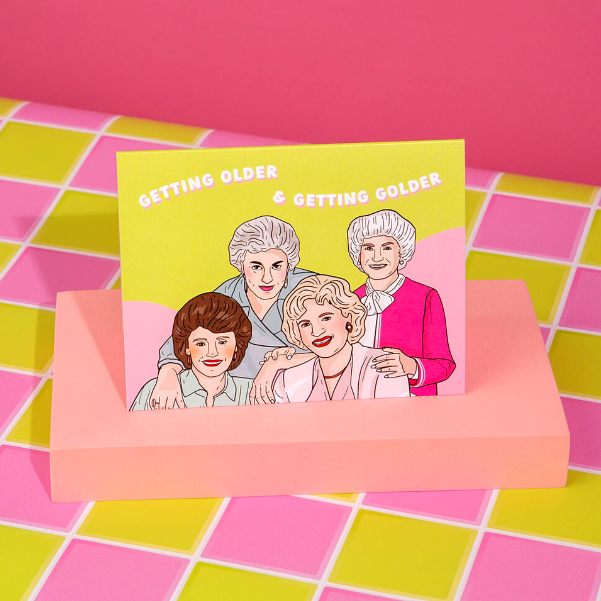 Older & Golder Birthday Card