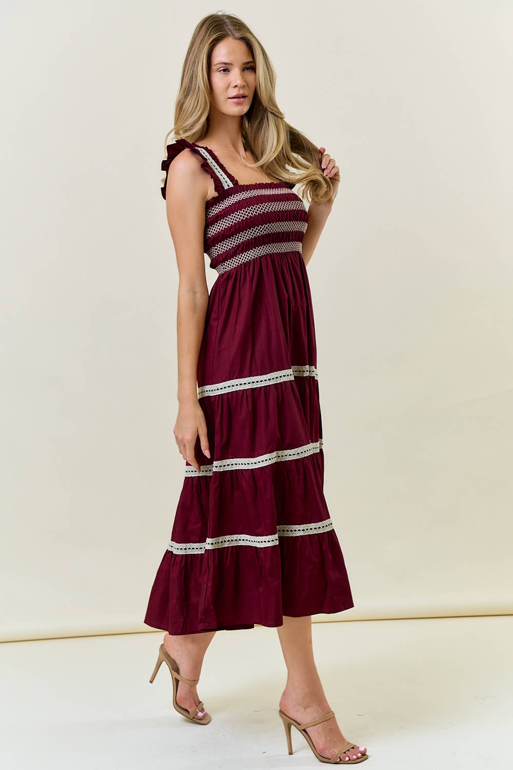 Sofia Ruffle Maxi Dress