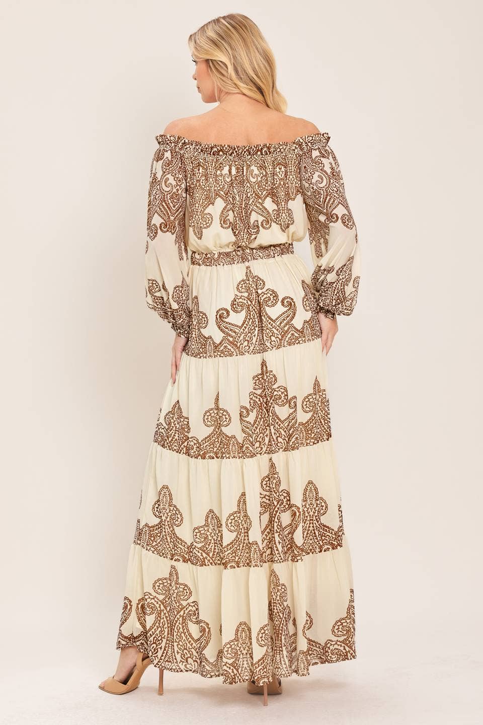 Yasmin Print Maxi Dress