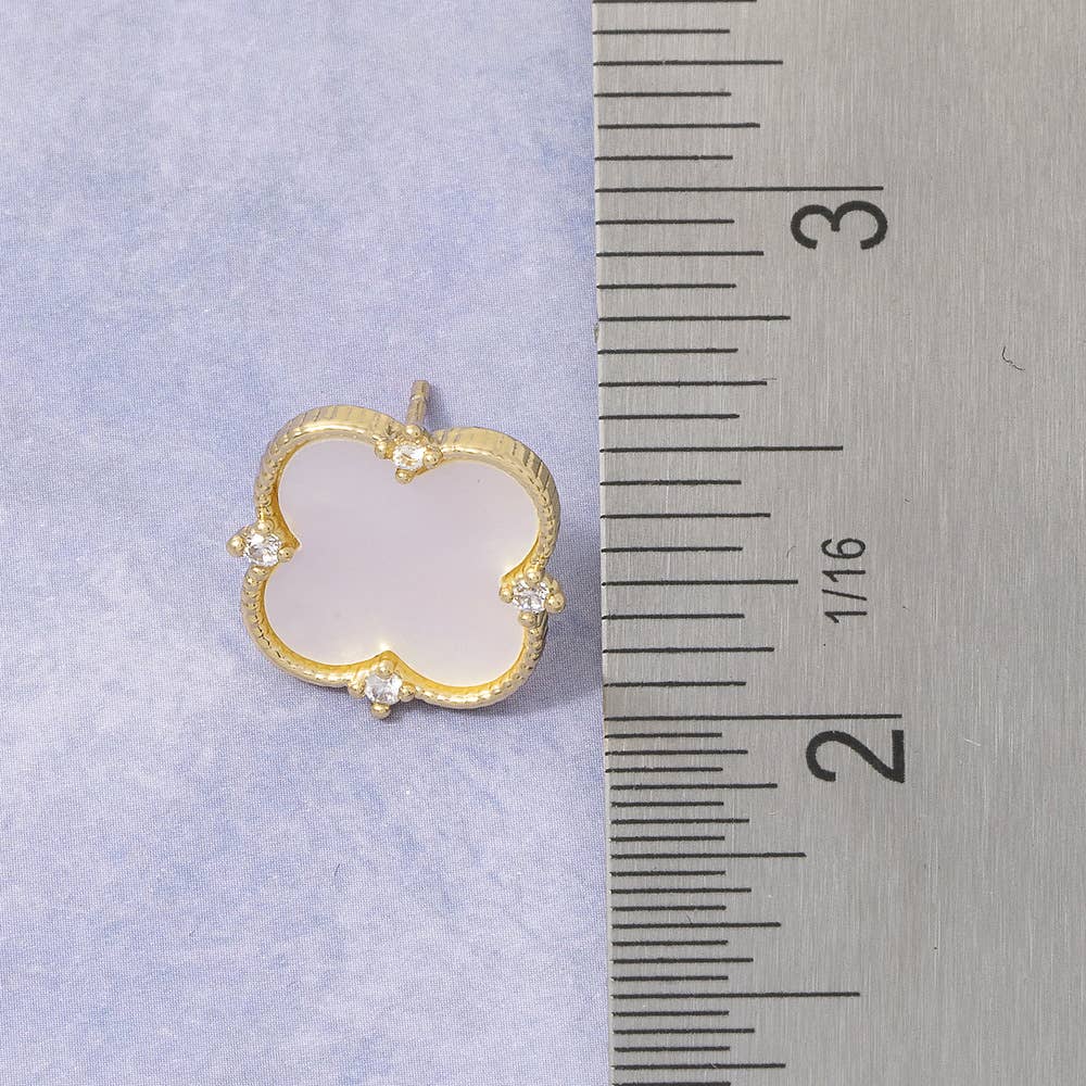 Barry Clover Stud Earrings
