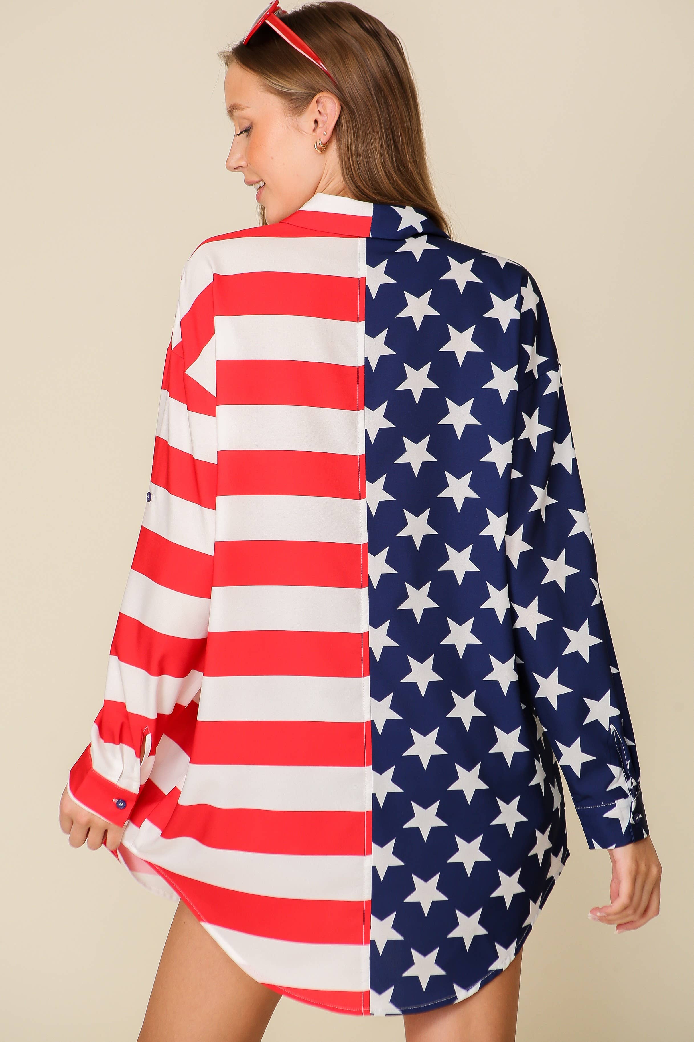 Americana USA Button Down Dress Shirt FINAL SALE