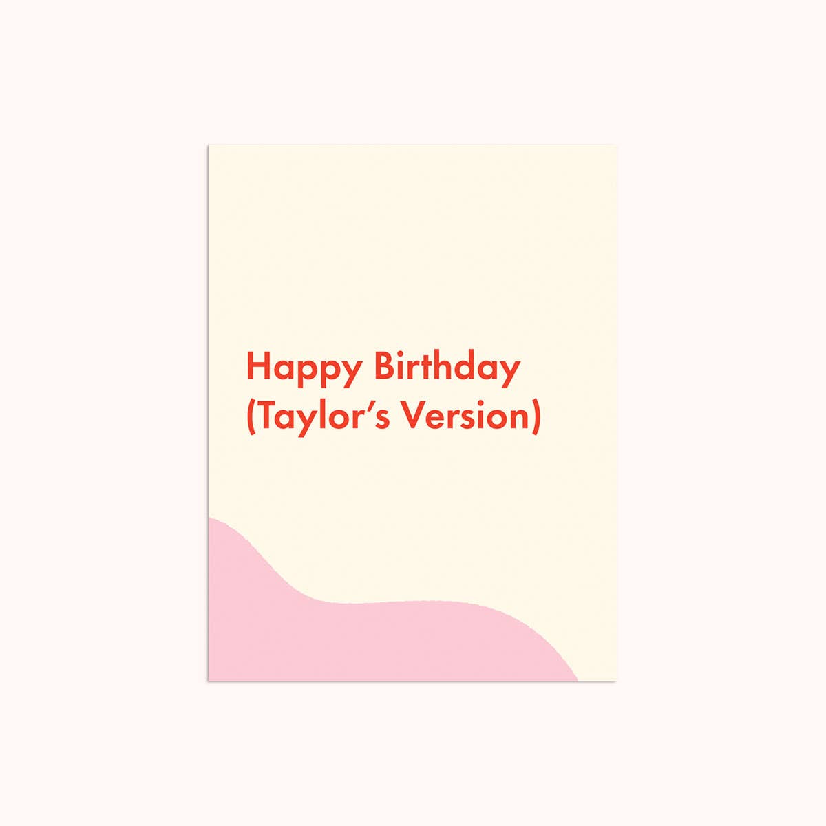 Birthday (Taylor's Version) Birthday Card