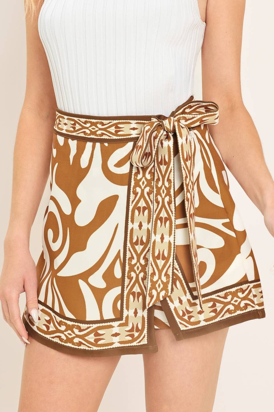 Yassana Print Skort Skirt