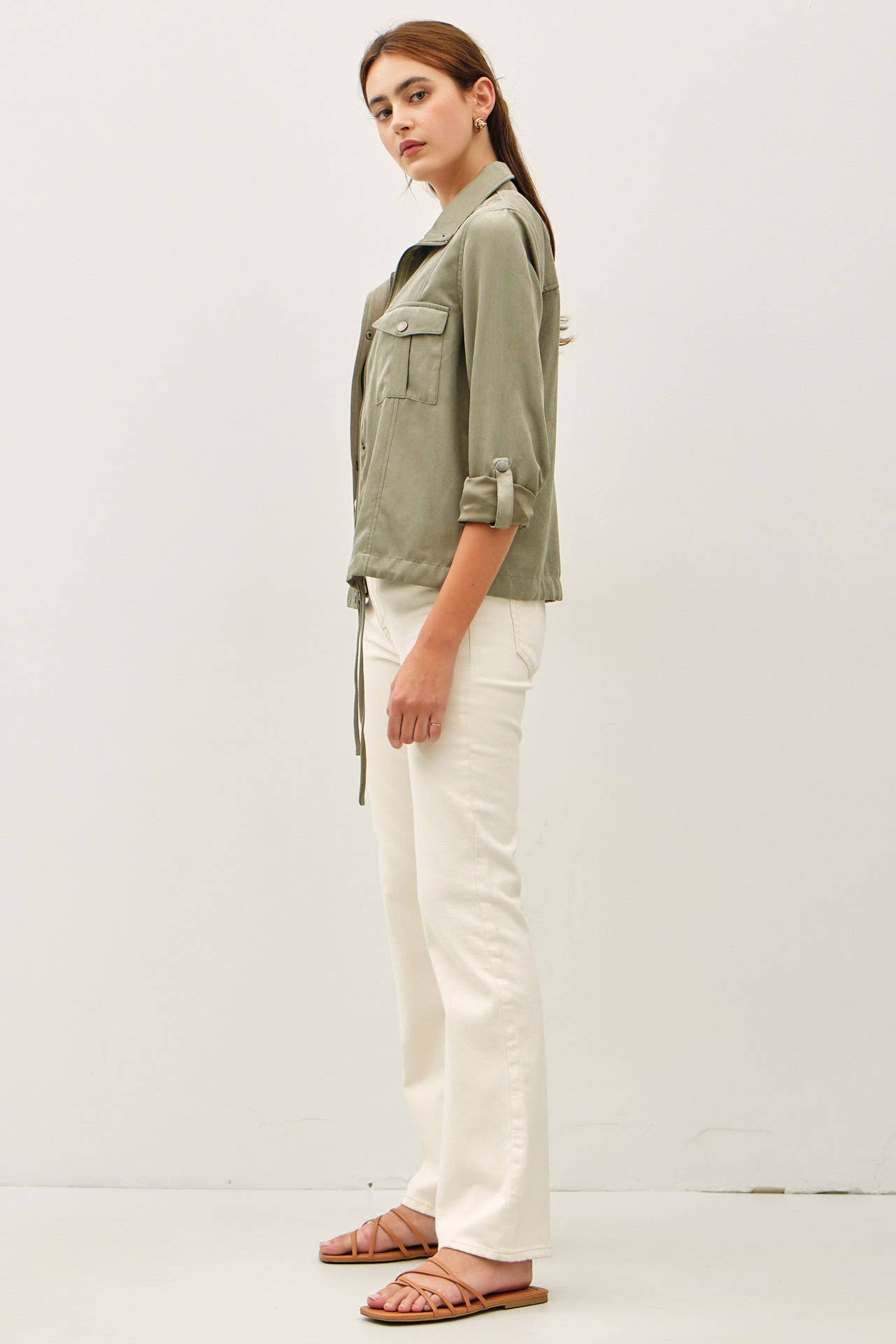 Banta Cropped Zip Jacket