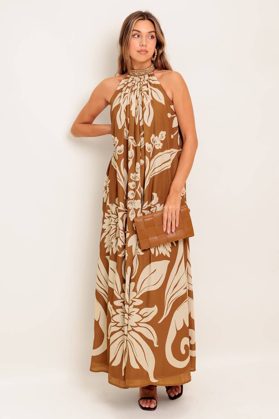 Hume Print Maxi Dress