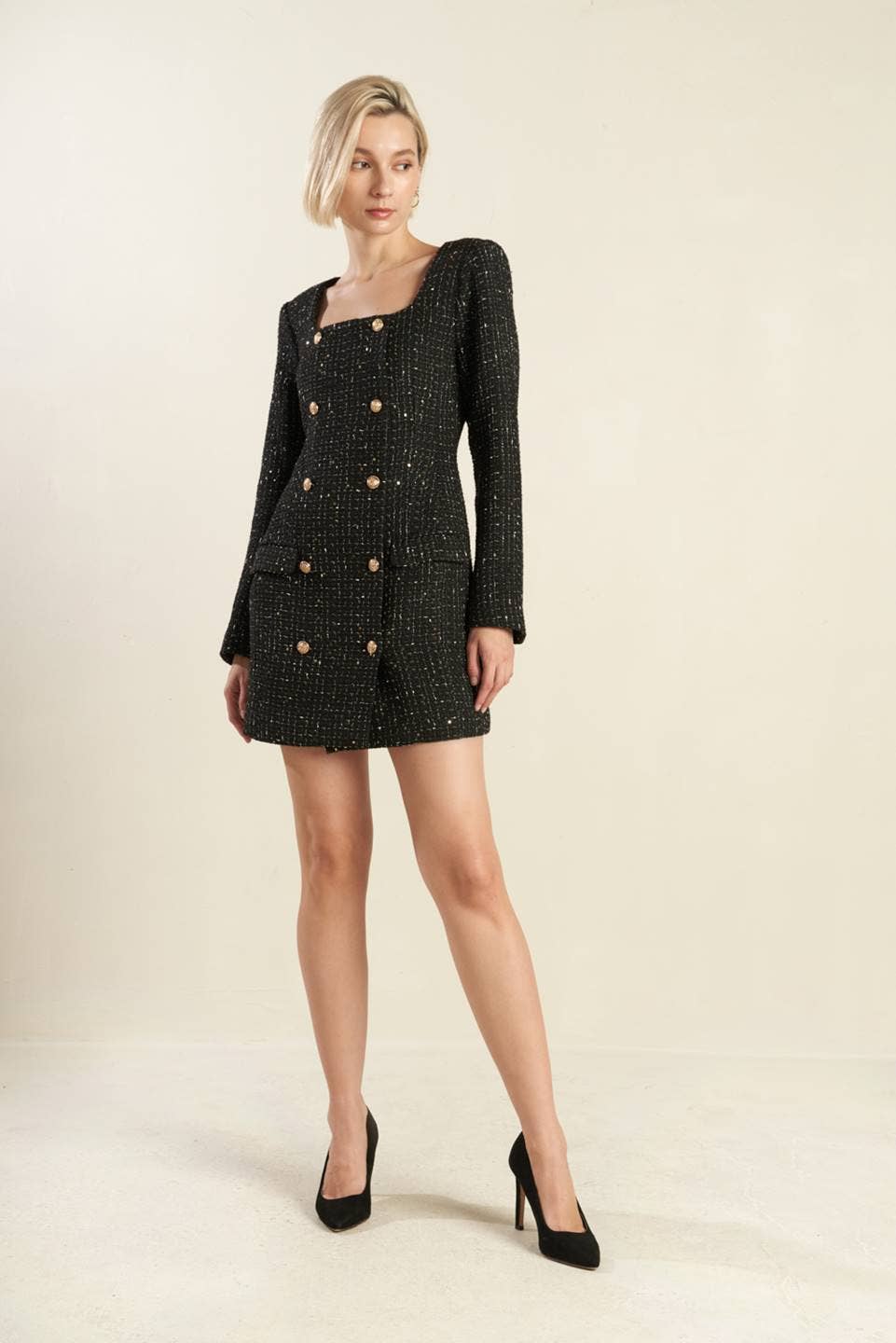 Vaye Tweed Mini Dress FINAL SALE