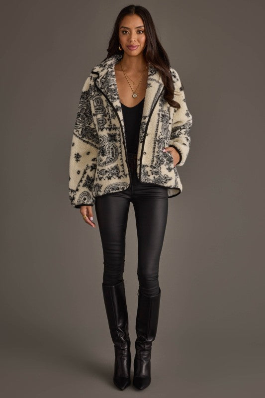 Valencia Paisley Coat