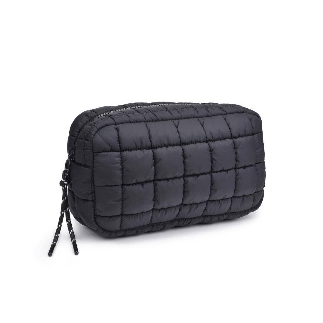 Cloud Nine - Quilted Puffer Nylon Cosmetic Pouch (4 Colors!)