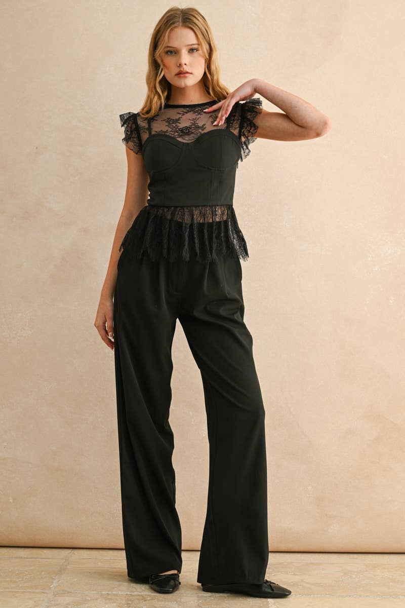 Everleigh Peplum Top -In stores 10/10!