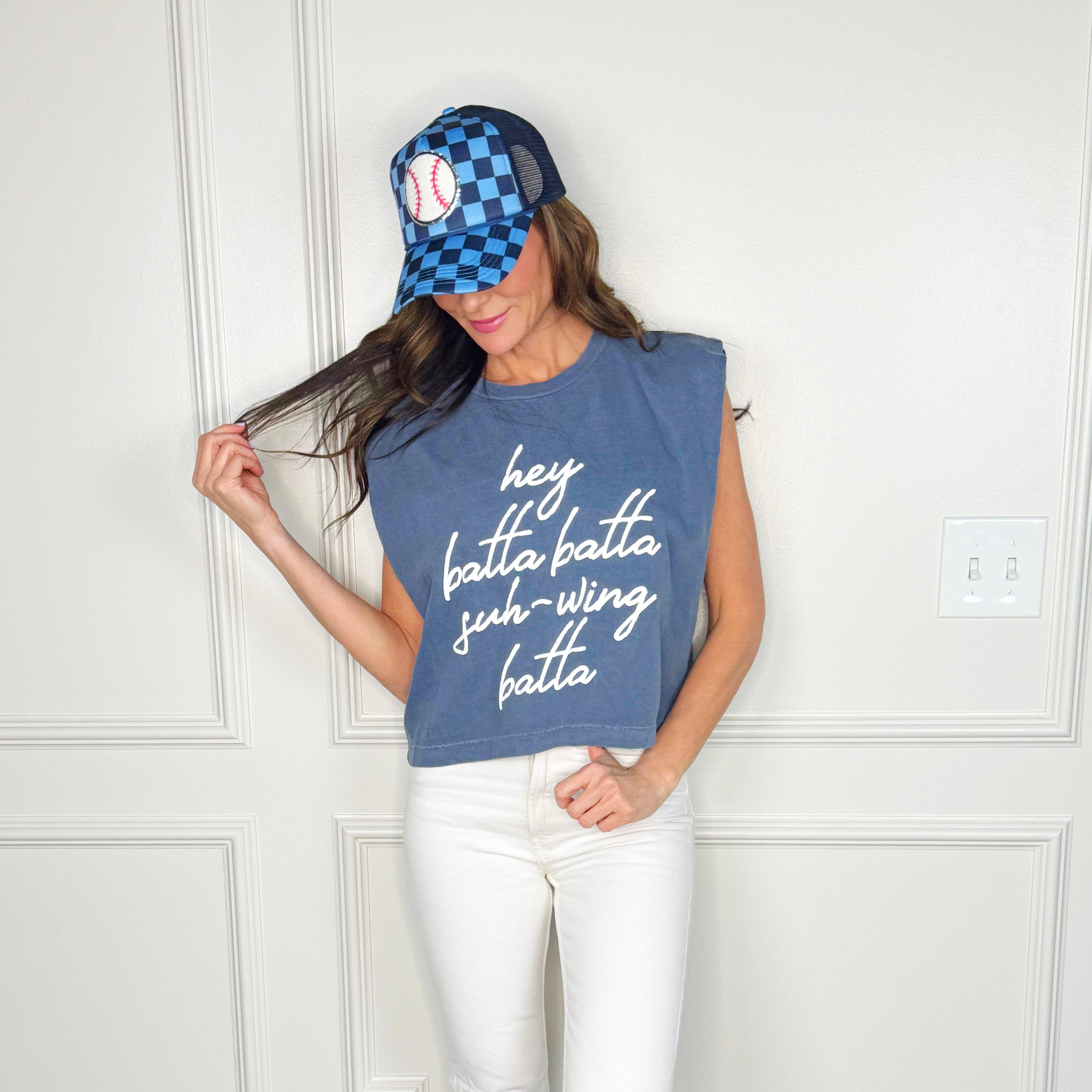 Hey Batta Swing Batta Puff Tank