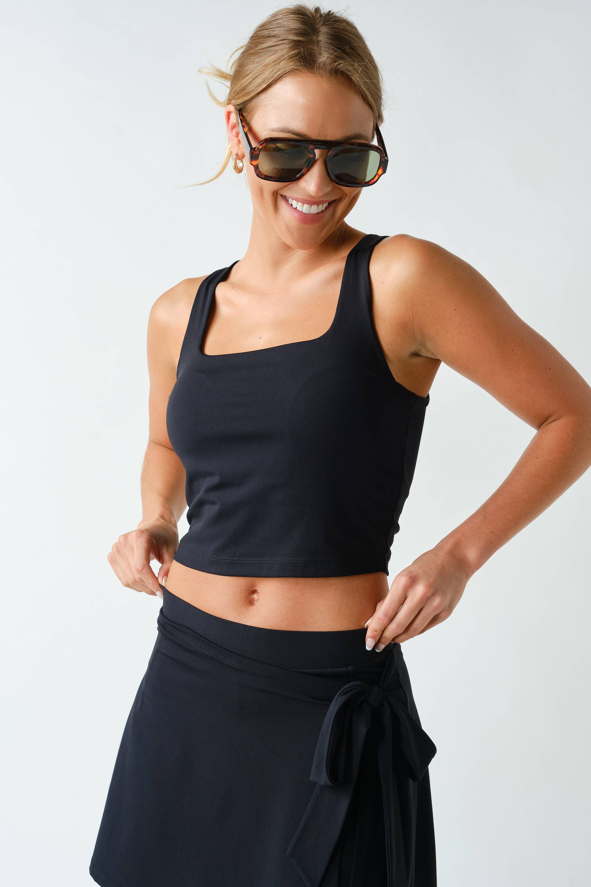 Reluxe Square Neck Performance Tank