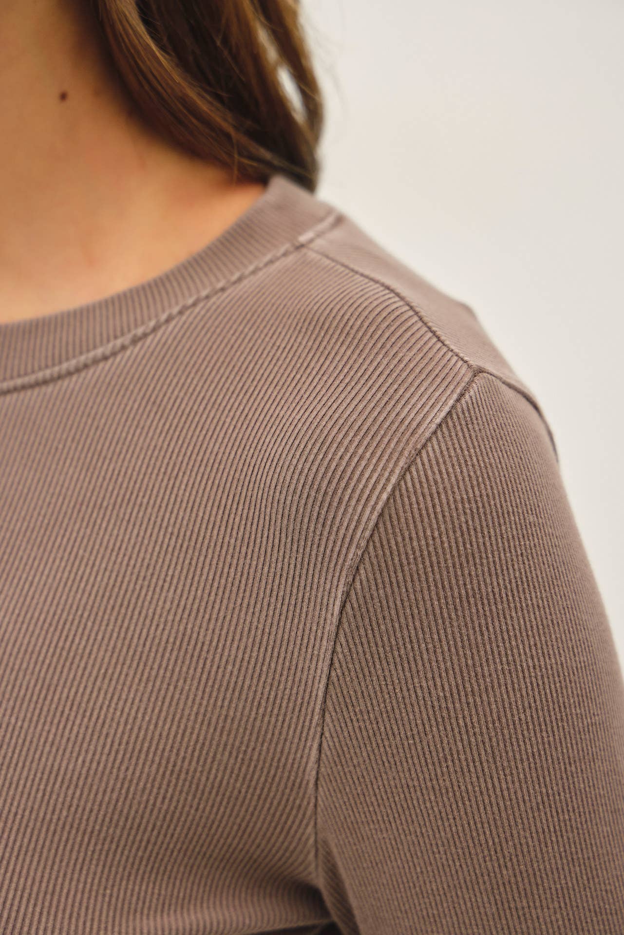 Hoffman Ribbed Crewneck Long Sleeve Top PREORDER