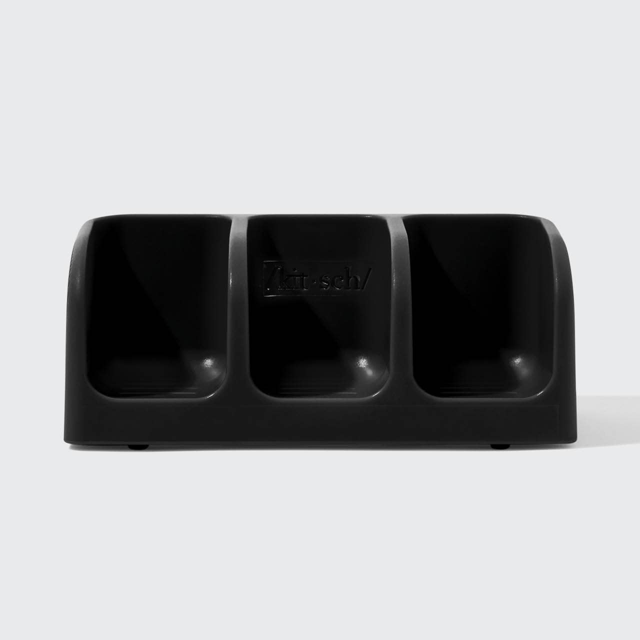 KITSCH Self-Draining Soap Dish - Black