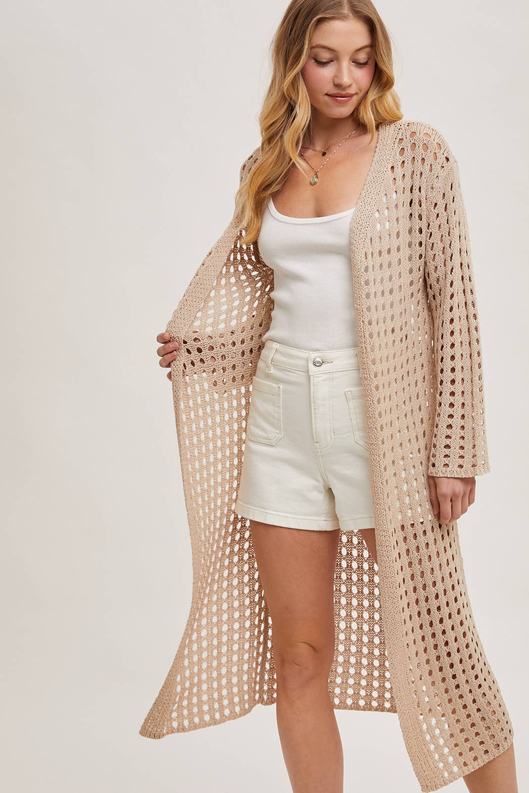 Harper Knit Open Cardigan PREORDER