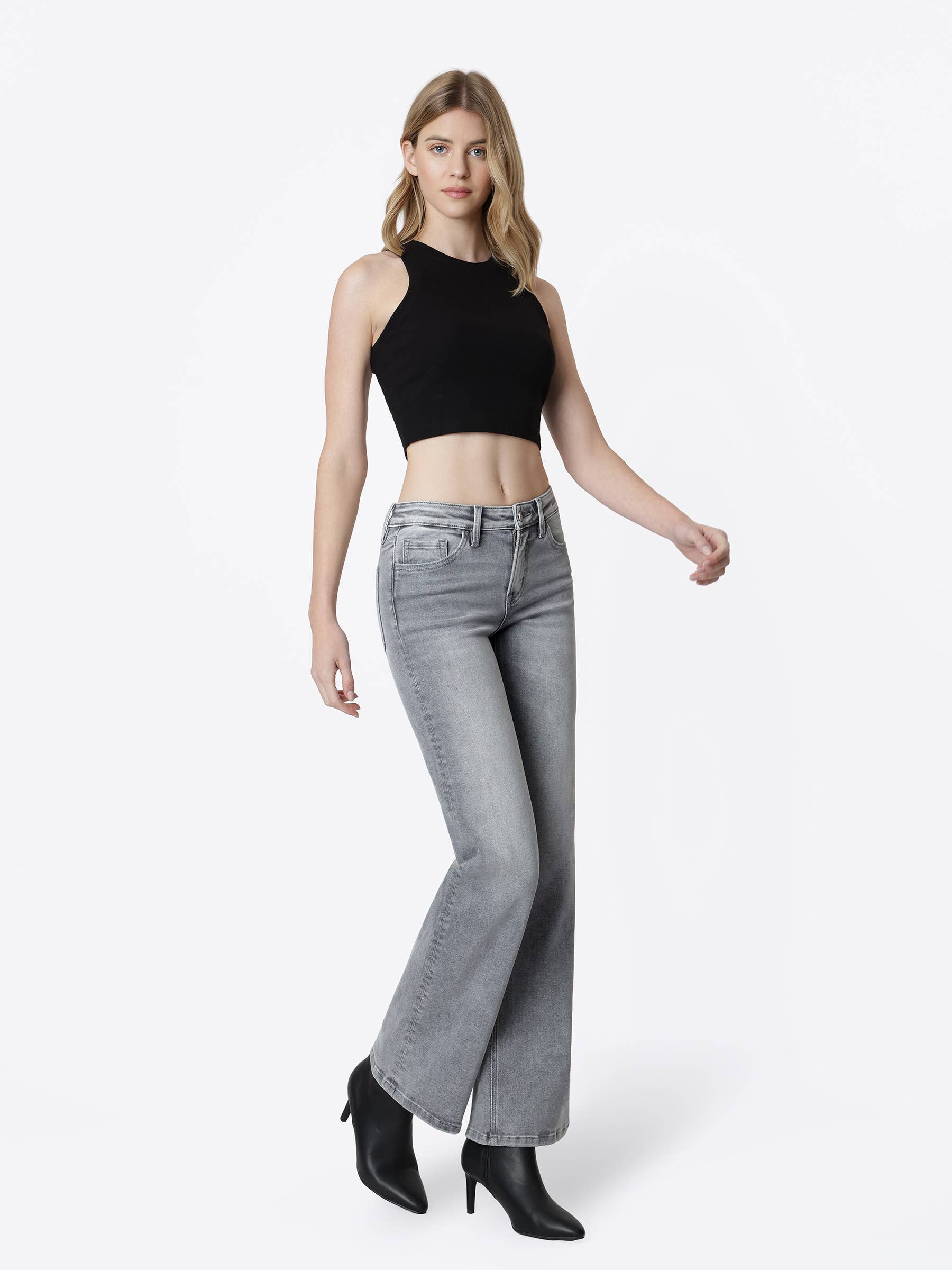 Vervet Rodan Mid Rise Vintage Flare Jeans
