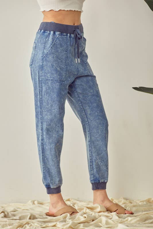 Tress Denim Jogger Pants