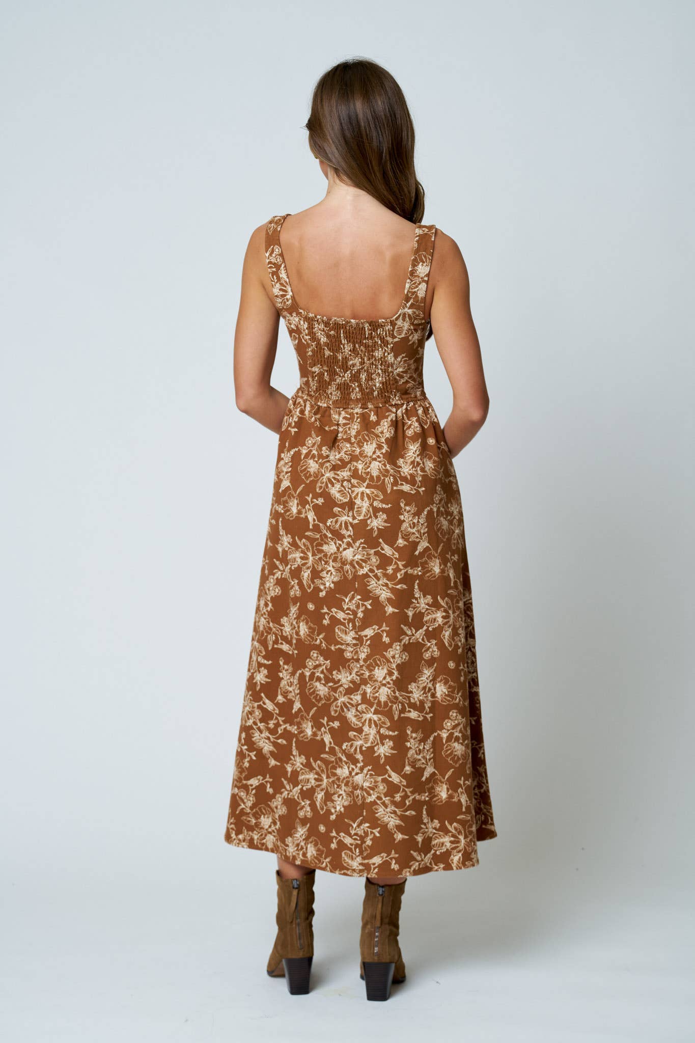 Gerla Floral Midi Dress PREORDER