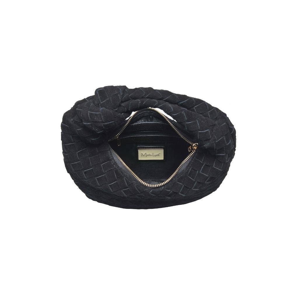 Autumn Woven Genuine Suede Leather Clutch (2 Colors!)
