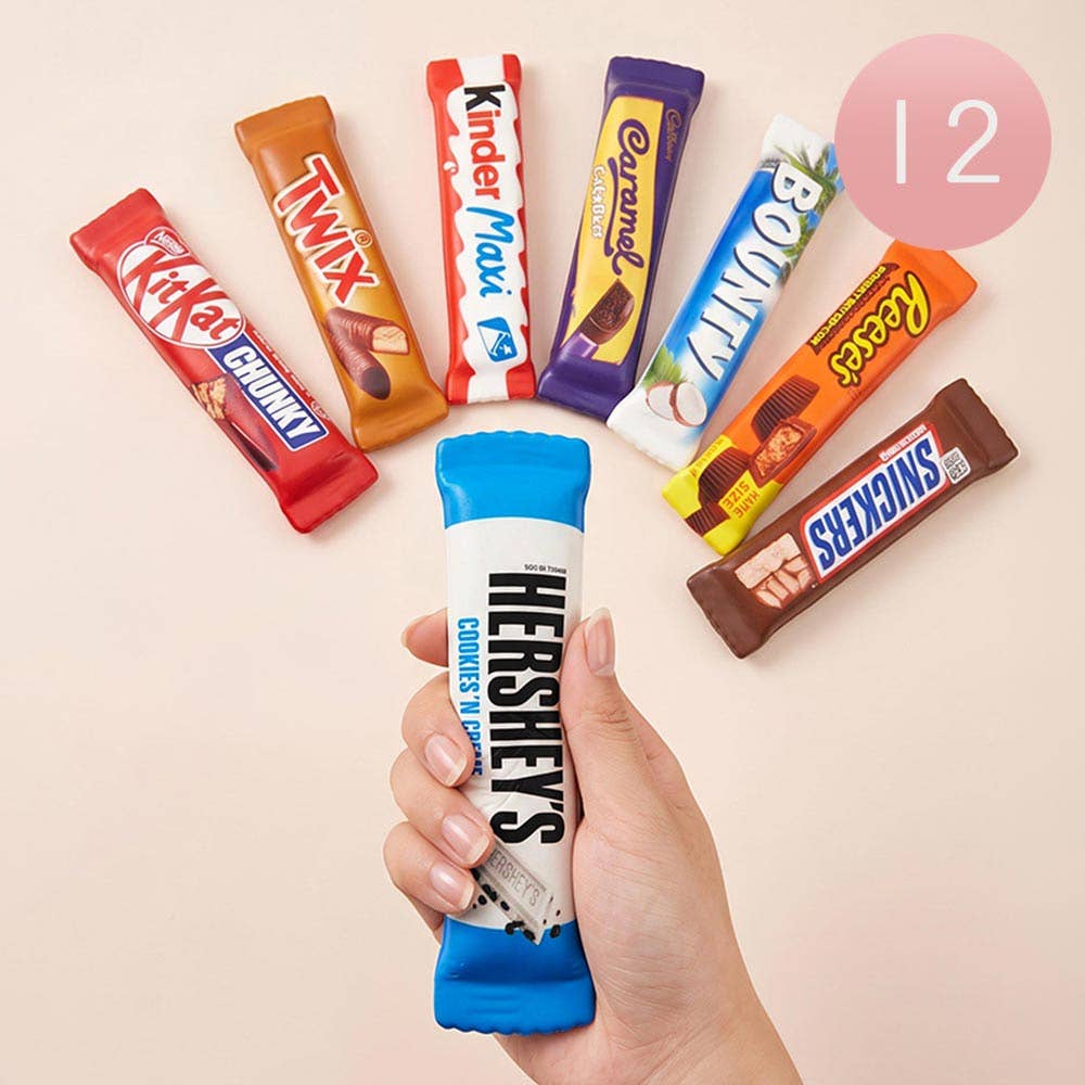 Assorted Candy Bar Squeeze Squishy Toy
