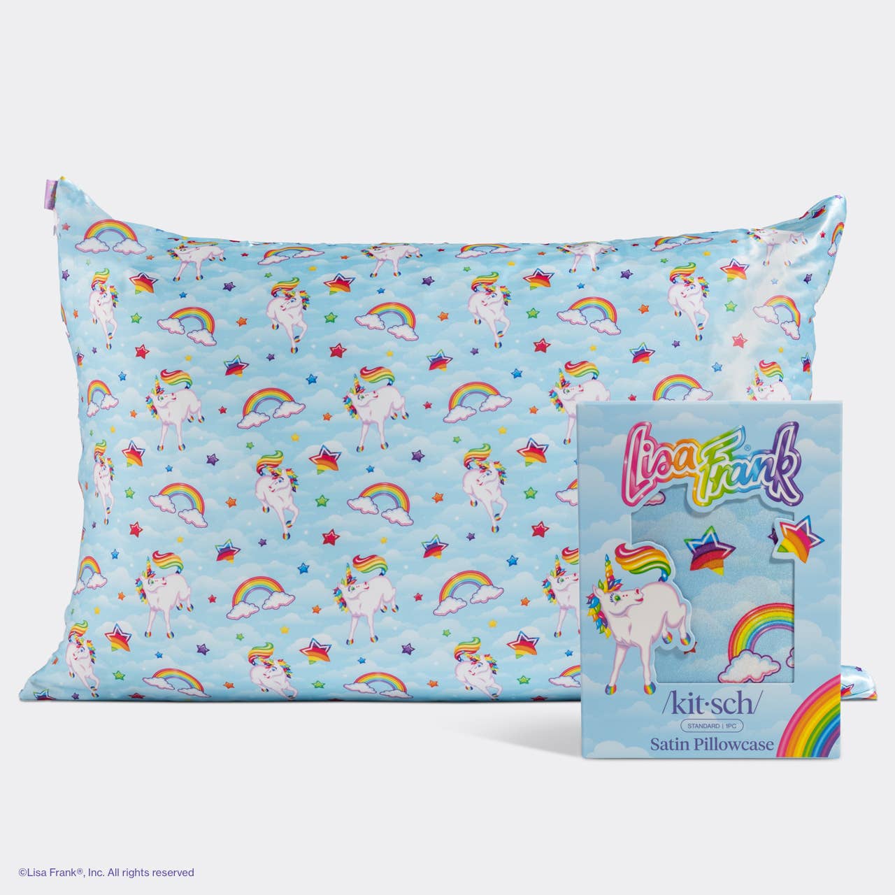 KITSCH Lisa Frank x Kitsch Standard Satin Pillowcase - Markie™