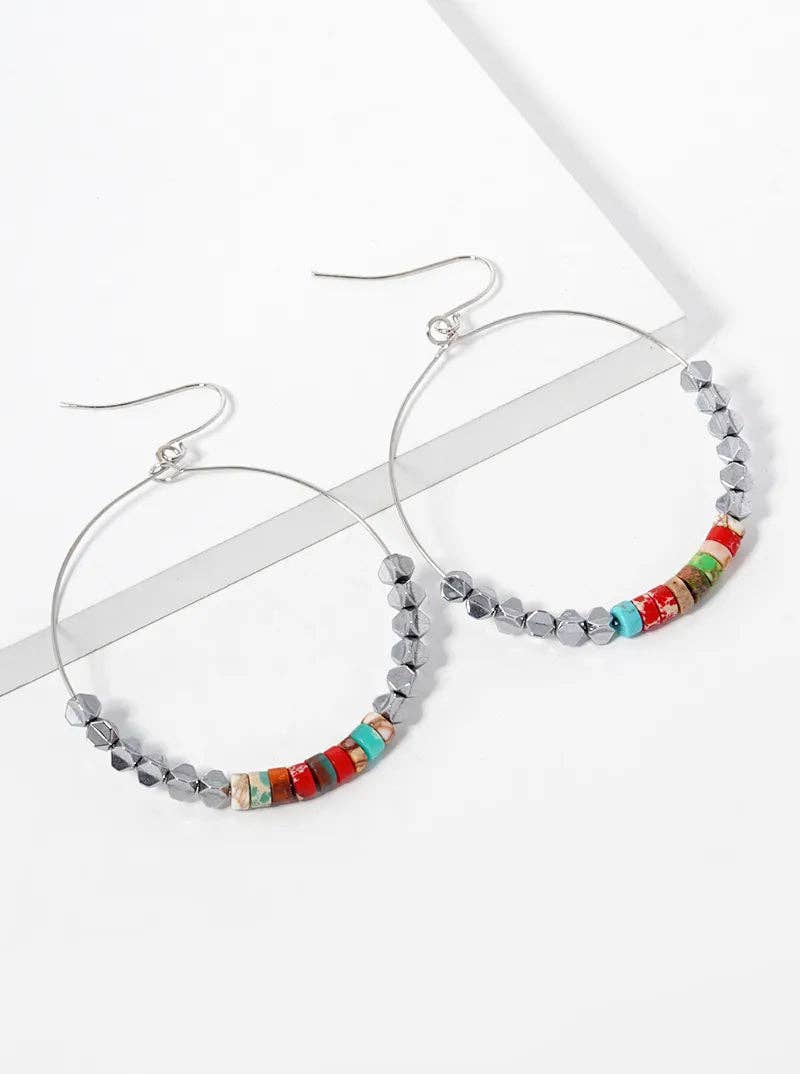 Yota Bead Drop Earrings